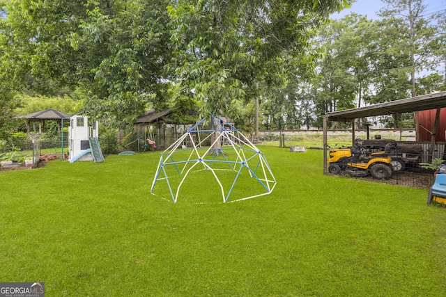 314 Clifton Dr, Port Wentworth, GA 31407 - view of yard featuring a playground