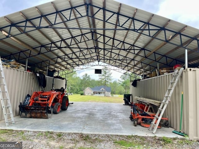 657 Halls Bridge Rd, Swainsboro, GA 30401 - view of vehicle parking featuring a carport