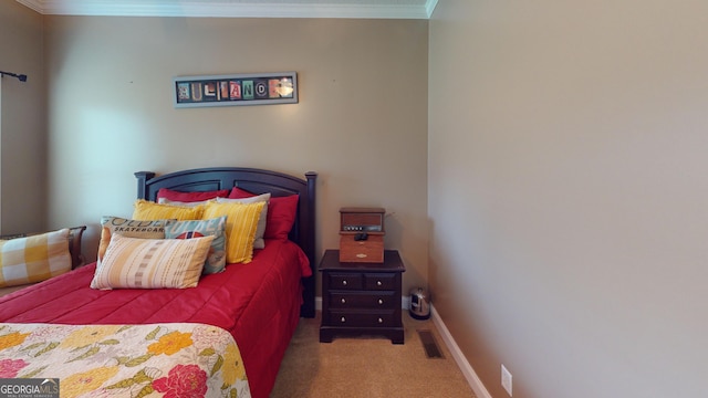 657 Halls Bridge Rd, Swainsboro, GA 30401 - bedroom featuring carpet and ornamental molding