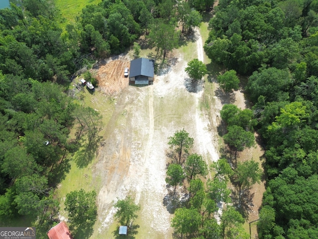 657 Halls Bridge Rd, Swainsboro, GA 30401 - aerial view of property and surrounding area with rural landscape