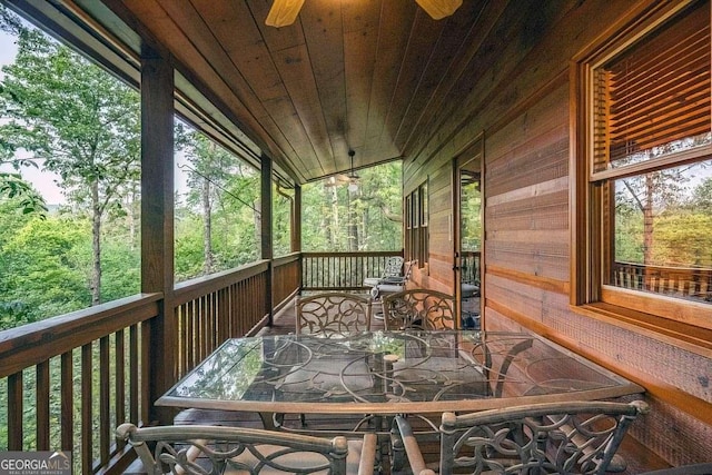 9 Dean Ct, Blue Ridge, GA 30513 - wooden deck with outdoor dining area
