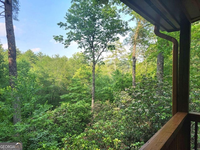 9 Dean Ct, Blue Ridge, GA 30513 - view of yard featuring a forest view