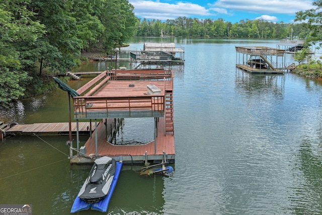 2230 Huntingdon Ct, Gainesville, GA 30506 - dock area with a water view