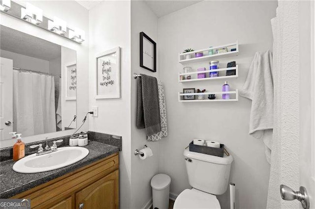 69 Due W Pass, Dallas, GA 30157 - bathroom with vanity and toilet