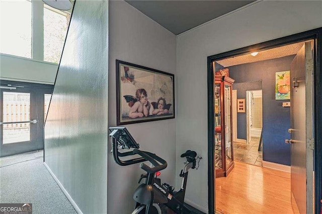 1705 Monroe Dr NE Unit D05, Atlanta, GA 30324 - hall with baseboards