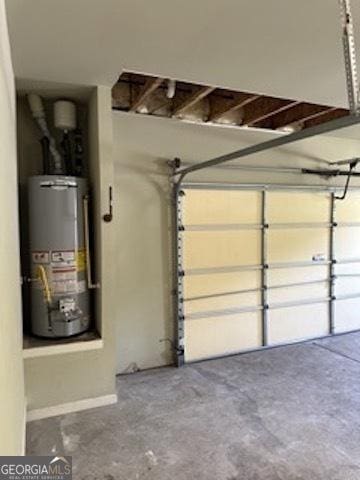 121 Fountain Oak, Villa Rica, GA 30180 - garage with water heater and baseboards