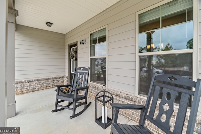 2884 Porches Ln, Dacula, GA 30019 - view of covered porch