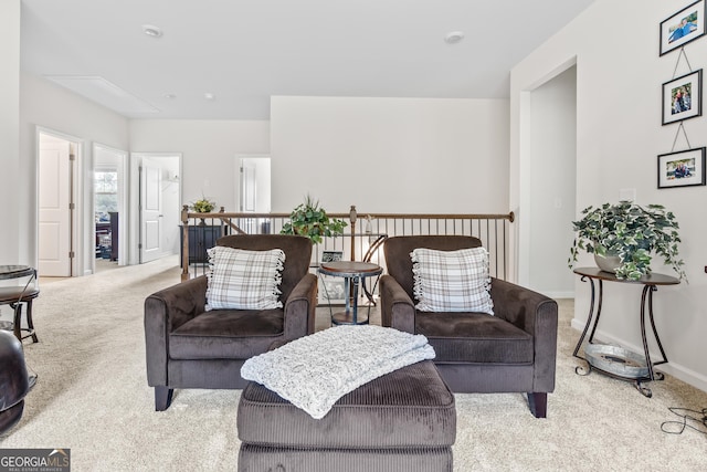 2884 Porches Ln, Dacula, GA 30019 - living area with light colored carpet