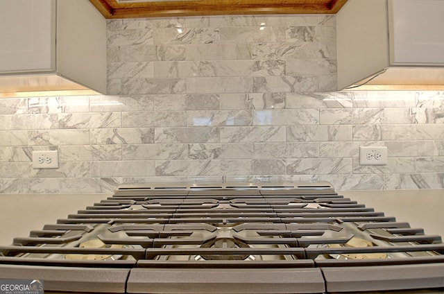 375 Werner Way, Senoia, GA 30276 - kitchen view of stainless steel gas stovetop and backsplash