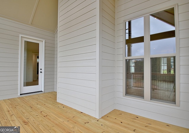 375 Werner Way, Senoia, GA 30276 - view of exterior entry with a deck