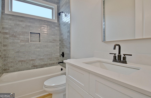 375 Werner Way, Senoia, GA 30276 - full bath featuring vanity and bathtub / shower combination