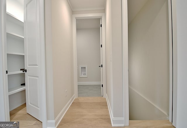 375 Werner Way, Senoia, GA 30276 - hallway with light wood-style flooring