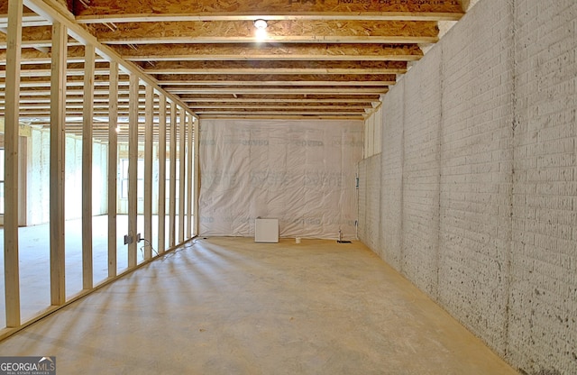 375 Werner Way, Senoia, GA 30276 - basement featuring brick wall