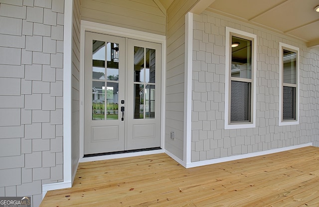 375 Werner Way, Senoia, GA 30276 - property entrance with french doors