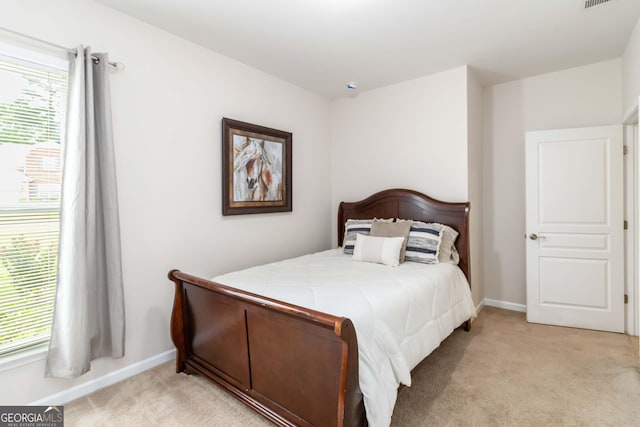 441 Spring View Dr, Woodstock, GA 30188 - bedroom with light carpet and baseboards