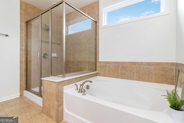 441 Spring View Dr, Woodstock, GA 30188 - full bath featuring a bath and a stall shower