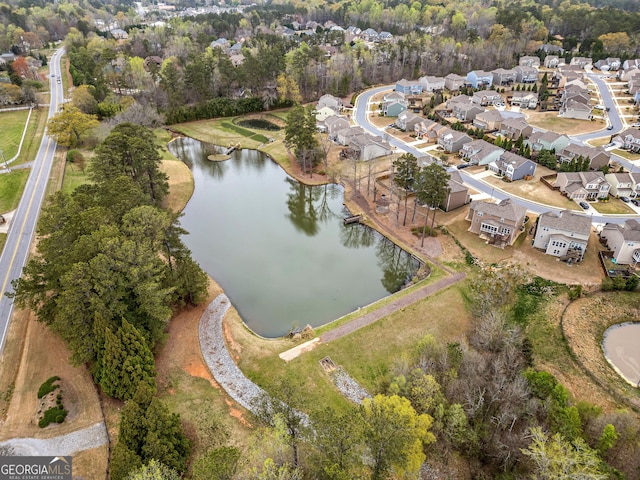 441 Spring View Dr, Woodstock, GA 30188 - aerial view of property and surrounding area featuring a nearby body of water and nearby suburban area