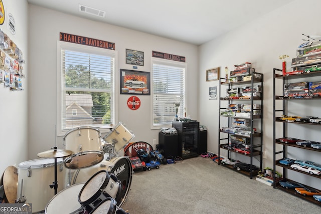 836 Hawkins Creek Dr, Jefferson, GA 30549 - game room with carpet