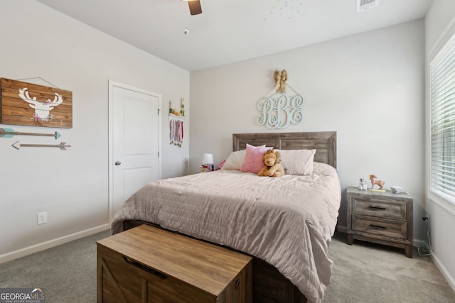 836 Hawkins Creek Dr, Jefferson, GA 30549 - carpeted bedroom with multiple windows and a ceiling fan