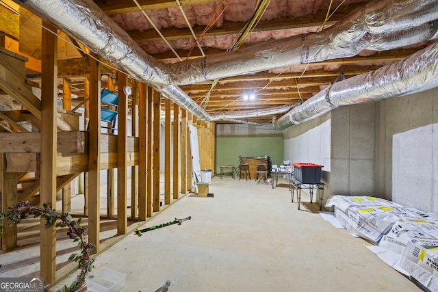 136 Wedgewood Dr, Danielsville, GA 30633 - view of unfinished below grade area