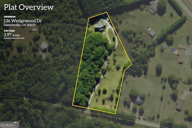 136 Wedgewood Dr, Danielsville, GA 30633 - map of property location