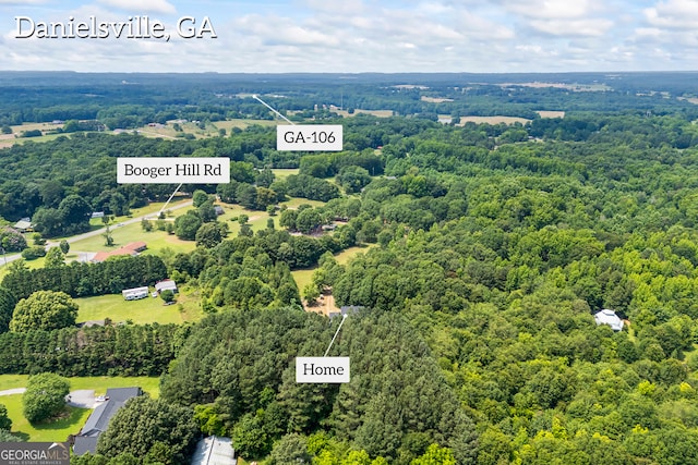 136 Wedgewood Dr, Danielsville, GA 30633 - aerial view of a forest