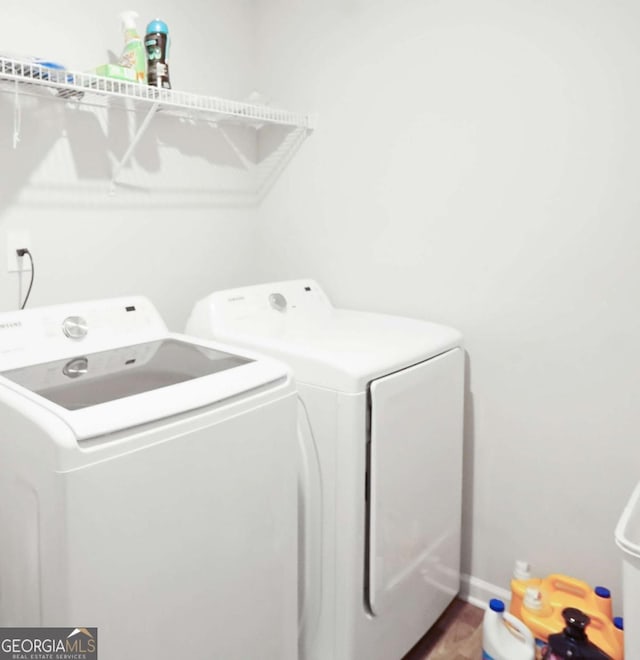 20 Sloane Ct Unit 64, Covington, GA 30016 - laundry room featuring washing machine and clothes dryer