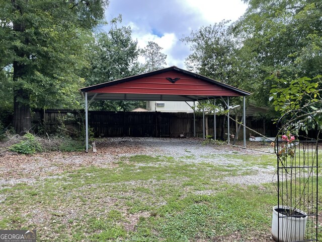 501 Lakeshore Dr, Monticello, GA 31064 - view of yard with a detached carport and cooling unit