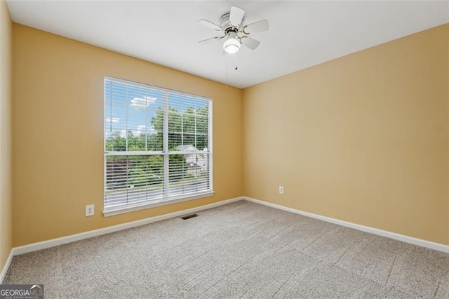 12290 Greenmont Walk, Alpharetta, GA 30009 - unfurnished room featuring baseboards, carpet floors, and ceiling fan