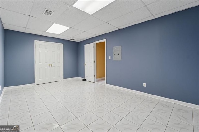 12290 Greenmont Walk, Alpharetta, GA 30009 - empty room featuring a drop ceiling and baseboards