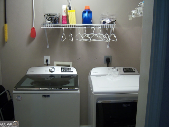 225 Long Creek Dr, Covington, GA 30016 - laundry room featuring separate washer and dryer
