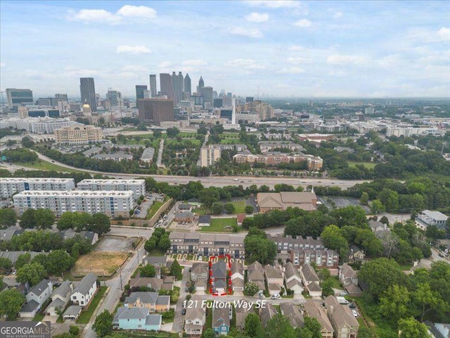 121 Fulton Way SE, Atlanta, GA 30312 - aerial view of property and surrounding area with nearby urban area