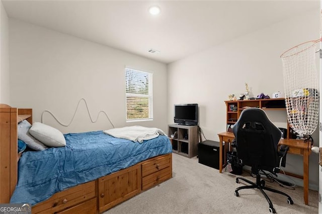 352 Walnut Grove Way, Pendergrass, GA 30567 - bedroom featuring light carpet and an office area