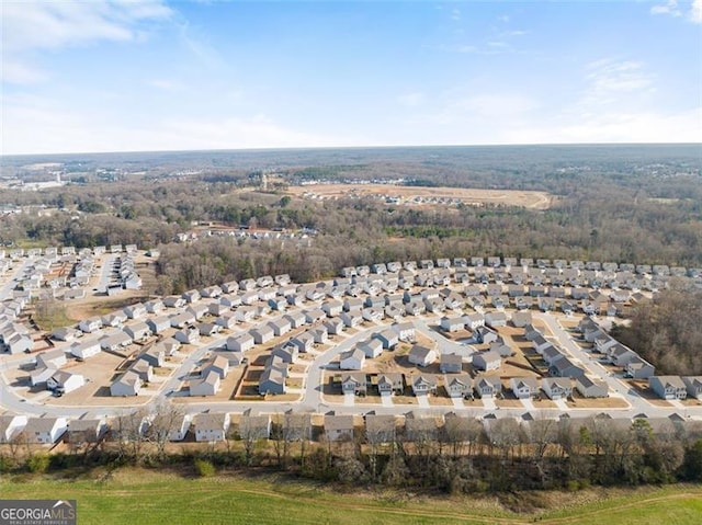 352 Walnut Grove Way, Pendergrass, GA 30567 - aerial view of property and surrounding area with nearby suburban area