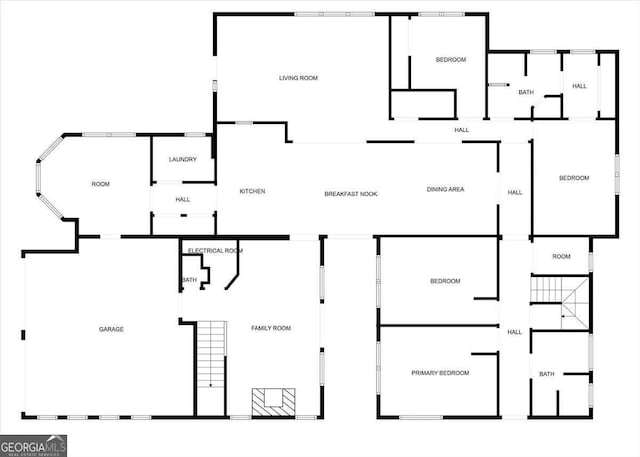 6771 Sunny Brook Ln, Atlanta, GA 30328 - view of property floor plan