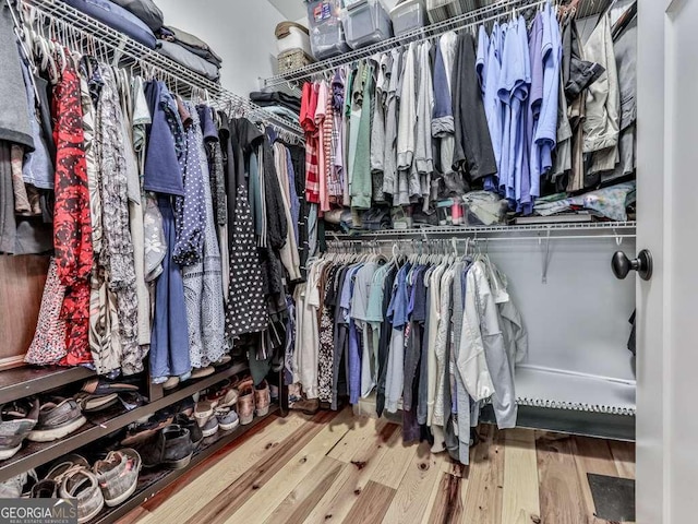 4454 Damascus Rd, Jasper, GA 30143 - spacious closet with wood finished floors