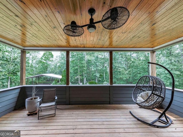 4454 Damascus Rd, Jasper, GA 30143 - view of sunroom