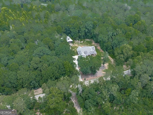 4454 Damascus Rd, Jasper, GA 30143 - aerial view of property's location with a heavily wooded area