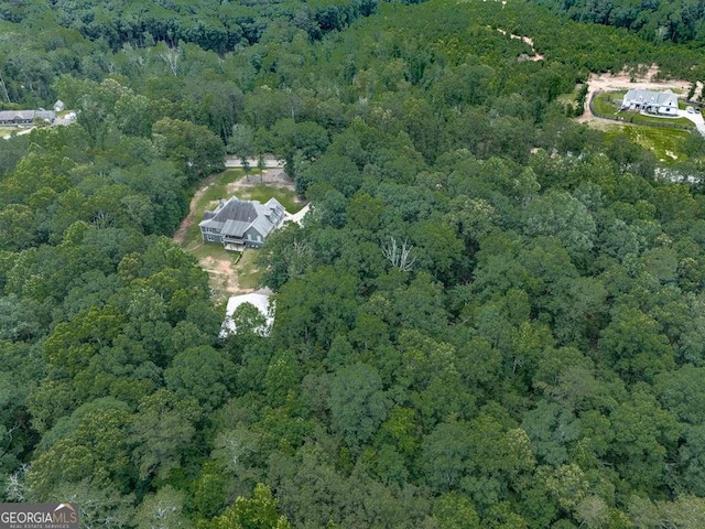 4454 Damascus Rd, Jasper, GA 30143 - aerial overview of property's location featuring a forest