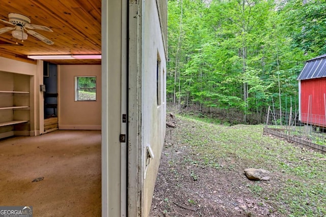 4618 Jones Gap Rd, Hiawassee, GA 30546 - detailed view of a ceiling fan and a forest