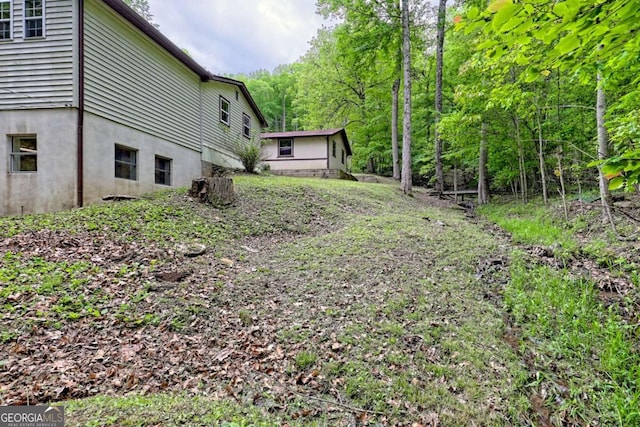 4618 Jones Gap Rd, Hiawassee, GA 30546 - view of yard with a wooded view