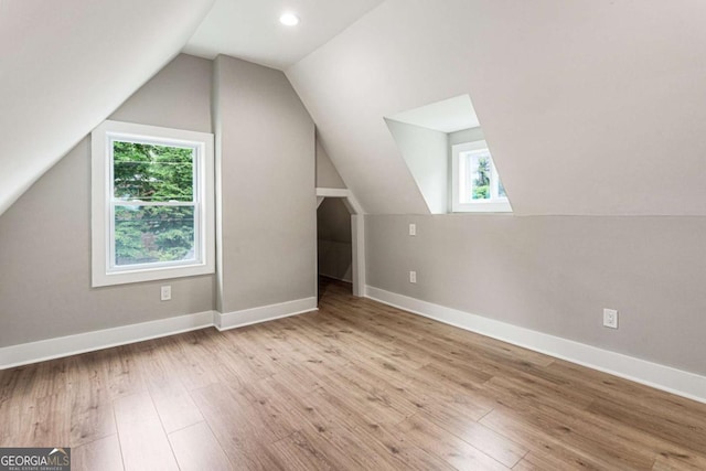 1283 Beecher St SW, Atlanta, GA 30310 - additional living space with lofted ceiling and wood finished floors