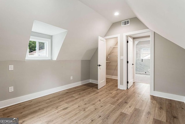 1283 Beecher St SW, Atlanta, GA 30310 - additional living space featuring lofted ceiling and wood finished floors