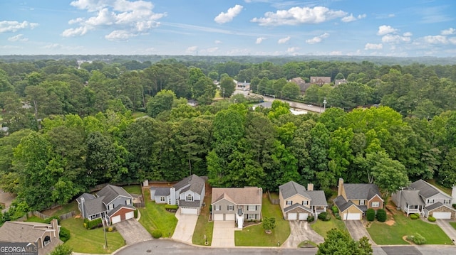 1087 Berkley Dr SE, Smyrna, GA 30082 - aerial view of residential area featuring a forest