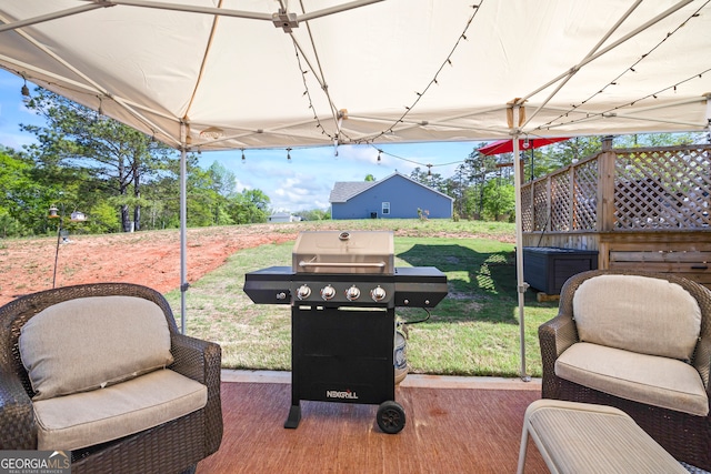 290 Bowers Estates Dr, Hartwell, GA 30643 - view of patio / terrace featuring grilling area