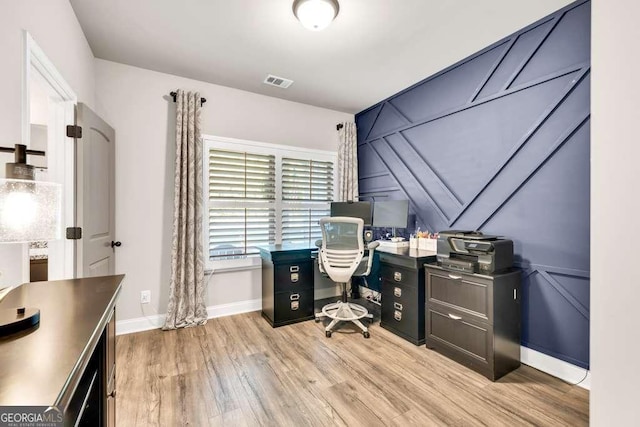 2980 Beards Rd, Buford, GA 30518 - office featuring light wood-style floors and baseboards