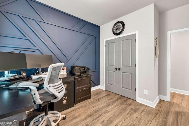 2980 Beards Rd, Buford, GA 30518 - office area with light wood-type flooring