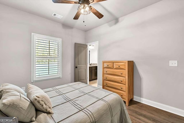 2980 Beards Rd, Buford, GA 30518 - bedroom featuring light wood-style floors and ceiling fan