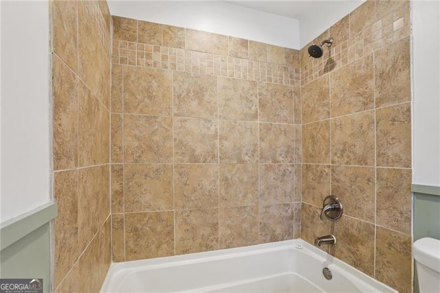 355 Winding River Dr Unit B, Atlanta, GA 30350 - bathroom featuring  shower combination and toilet