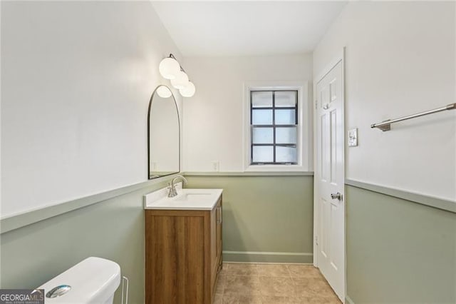 355 Winding River Dr Unit B, Atlanta, GA 30350 - bathroom featuring vanity and tile patterned floors